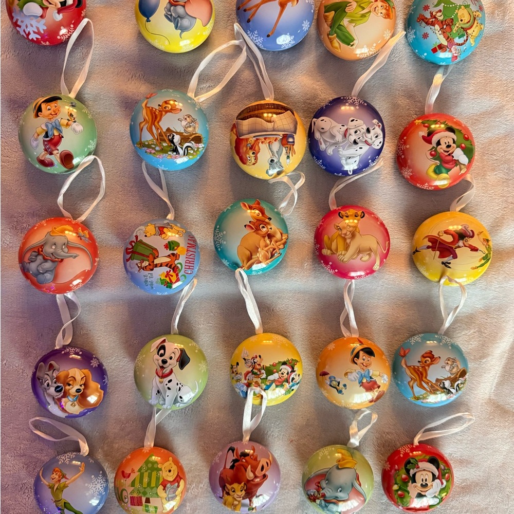 Disney Multicolor Character Ornament Collection
